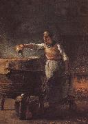 Jean Francois Millet, Peasant confect the buck